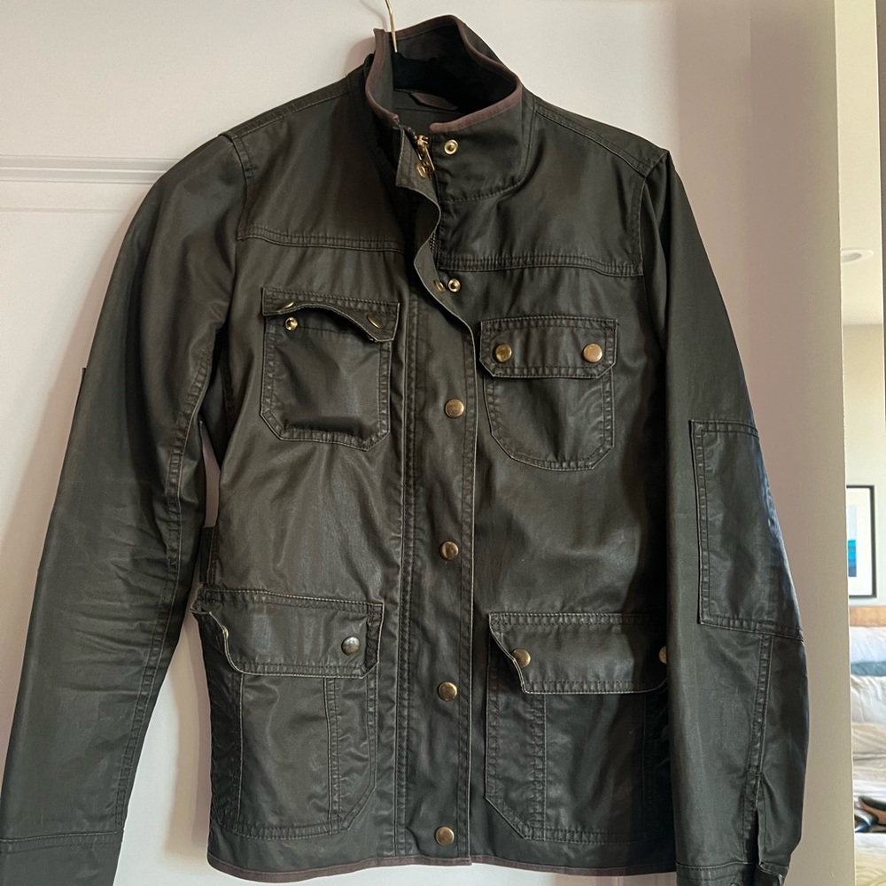 J. Crew Army Green Cargo Jacket